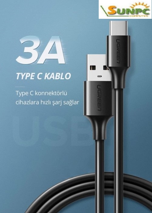 Cáp sạc, dữ liệu USB Type-A 2.0 sang USB Type-C dài 1,5M Ugreen 60117 cao cấp